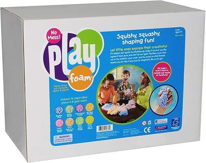 Educational Insights Non-Toxic Playfoam Class 16 Pack - Classroom Supplies, Teacher Must Haves, Back to School Supplies