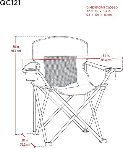 CAMP & GO Portable Max Quad Camping Cup Holders and Carrying Bag Chair