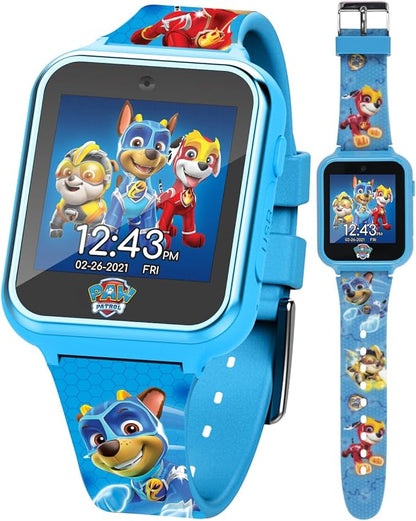 Accutime Paw Patrol Smart Watch with Camera for Kids and Toddlers - Interactive Smartwatch for Boys & Girls Featuring Games, Voice Recorder, Calculator, Pedometer, Alarm, Stopwatch, with USB Cable