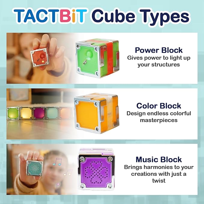 12 Magnetic Cubes for Kids Ages 1-100. Magnetic Building Blocks Set - Learning Toys for Toddlers 2-4 Years - Alphabet Learning & Education Toys - Versatile Building Blocks for Fun Play