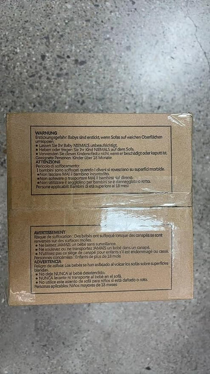 MallBest Kids Sofas Children's Sofa Bed Baby's Upholstered Couch Sleepover Chair Flipout Open Recliner（Blue）