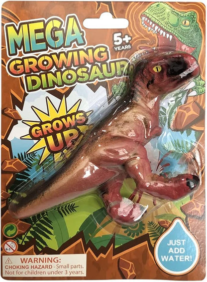 ArtCreativity Colossal Growing Dinosaurs, Set of 2, Dinosaur Water Growing Toys That Become 3X Big, Dinosaur Party Favors and Decoration Supplies, STEM Toys for Boys and Girls