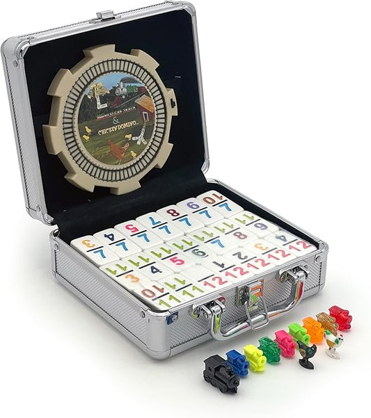 CHH Double 12 Numeral Pro Size Mexican Train & Chicken Domino Set