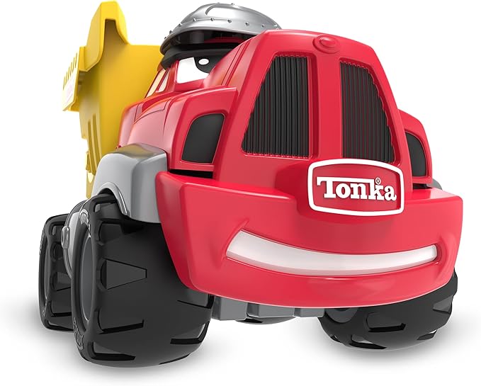 Tonka 06269 Interactive Talking Truck Toy for Toddlers Ages 2+ - Made of Sturdy Plastic with 20+ Sounds, Multicolor