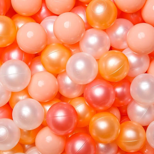 GOGOSO Ball Pit Balls for Toddles, Kids Plastic Balls for BallPit, Pool, Baby Party Accessories, Birthday Decoration 50 100 200 500 1000