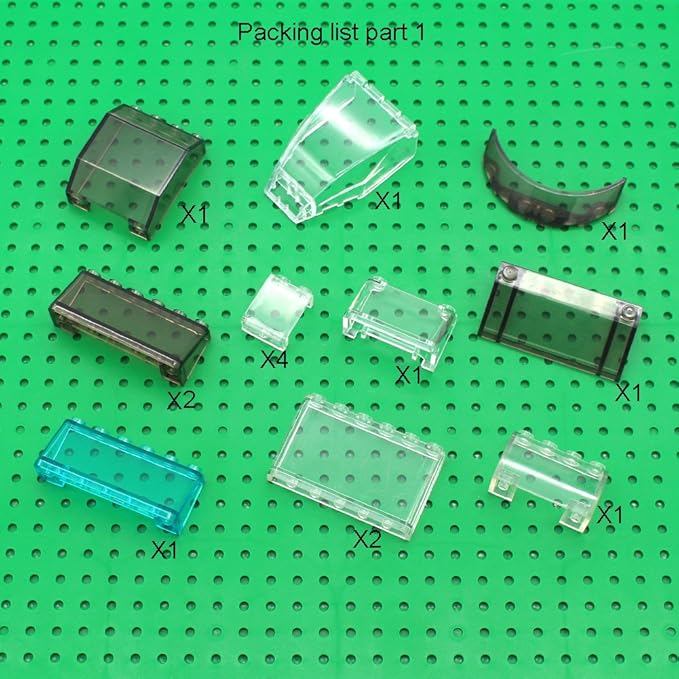 Wheels, Tires, and Axles Set - Building Bricks Block Compatible Major Brands - Steering Wheels, Windshields and Colorful Brick Building Chassis Pieces Education Wheels Set Toy for Boys Age 6+ Gifts