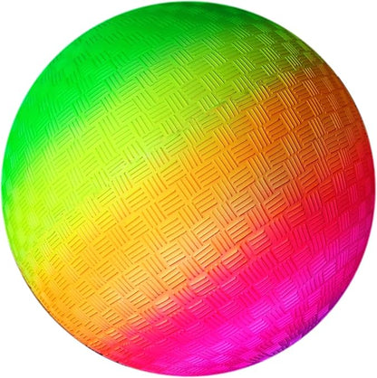 AppleRound 8.5-inch Dodgeball Playground Balls, Pack of 4 Balls with 1 Pump, Official Size for Dodge Ball, Handball, Camps and Schools