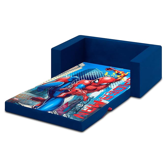 Delta Children Cozee Flip-Out Sofa, Spider-Man