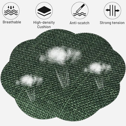Kids Desk Chair, Fabric Office Chair Armless Small Mid Back Swivel Children Computer Task Chair Ergonomic Height Adjustable Study Chairs with Swivel Padded Cushion and Rolling Wheels, Dark Green