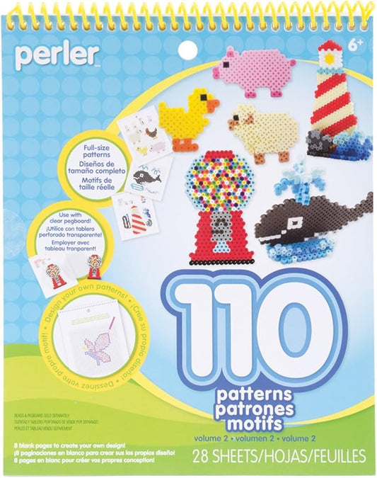Perler Beads Patterns and Craft Idea Book, 28 pgs