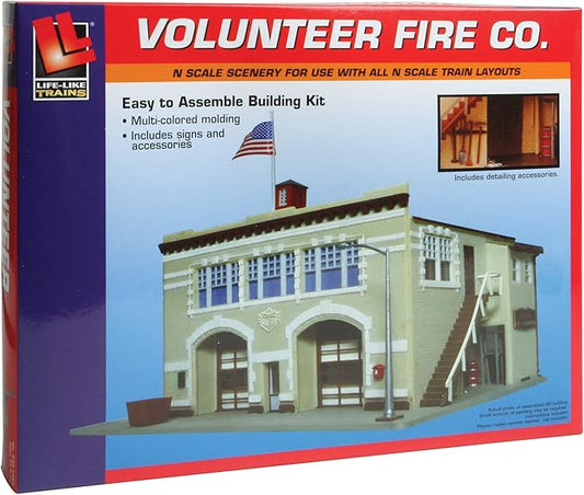 N Scale Building Kit -Volunteer Fire Company