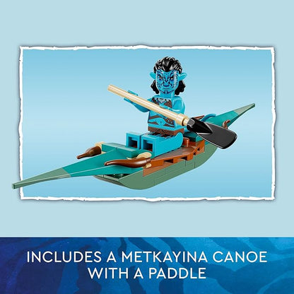 Lego Avatar: The Way of Water Metkayina Reef Home 75578, Building Toy Set with Village, Canoe, Pandora Scenes, Neytiri and Tonowari Minifigures, Movie Set