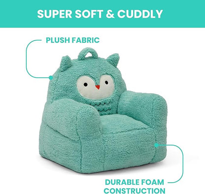 Delta Children Owl Cozee Buddy Chair, Teal