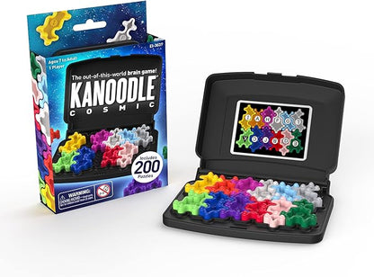 Educational Insights Kanoodle Cosmic - Brain Teaser Puzzle Challenge Game for Kids, Teens and Adults, Travel Games for Kids Ages 7+