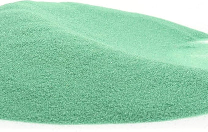 Shiny Stone Colorful Sand,Rainbow Sand,Art Sand,Colored Sand,Craft Sand,Decorative Wedding Vibrant Sand, 250g/0.55lb/8.81oz for Wedding Succulent Terrarium Vase (Pea Green)