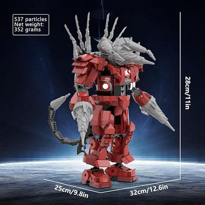 Toilet Building Blocks Toys,TV Toys Building Blocks Imaginative Construction Playset Blocks Action Figure,Birthday Gifts Building Blocks for Adults Children 537PCS