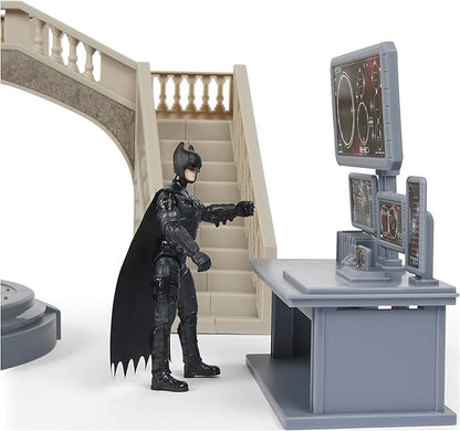 DC Comics, Batman Batcave with Exclusive Batman and Penguin Action Figures and Batcycle, The Batman Movie Collectible Kids Toys for Boys Ages 3 and up