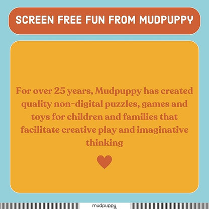 Mudpuppy National Parks Map – 70 Piece Geography Puzzle with Special Shaped Pieces Featuring Famous National Parks and Animals Across The United States