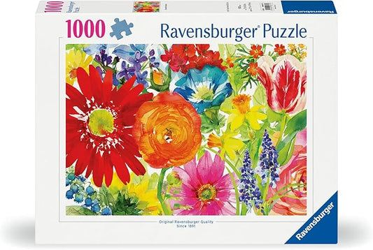 Ravensburger Abundant Blooms 1000 Piece Jigsaw Puzzle for Adults - 12000671 - Handcrafted Tooling, Made in Germany, Every Piece Fits Together Perfectly