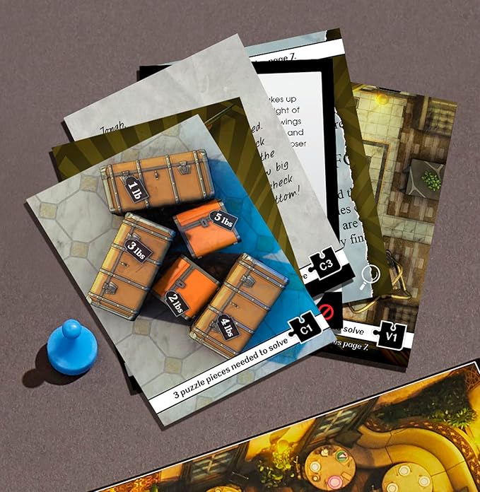 Clue Escape: The Midnight Hotel Board Game, Clue Escape Room Game, 1-Time Solve Mystery Games, Family Games for Ages 10+, 1-6 Players, 90 Mins. Avg.