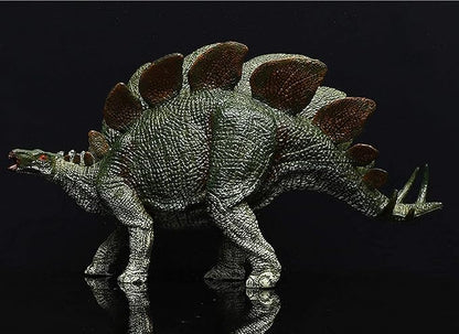 Gemini&Genius Stegosaurus Dinosaur Toy Figure for Kids, Dinosaurs Action Figurine Dino Collection Dinosaur Model Toys for Boys and Girls 4-12 Years Old（Green）