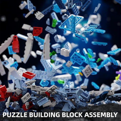 Mesiondy Dinosaur Building Blocks Set，STEM Dinosaur Toys for 6 7 8 9 10 11 12 13 14Year Old Boys (1158 Pieces)…