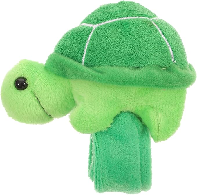 Toddmomy Plush Slap Bracelet Turtle Snap Band Stuffed Animals Slap Bracelets Turtle Slap Bracelet for Kids Party Favors