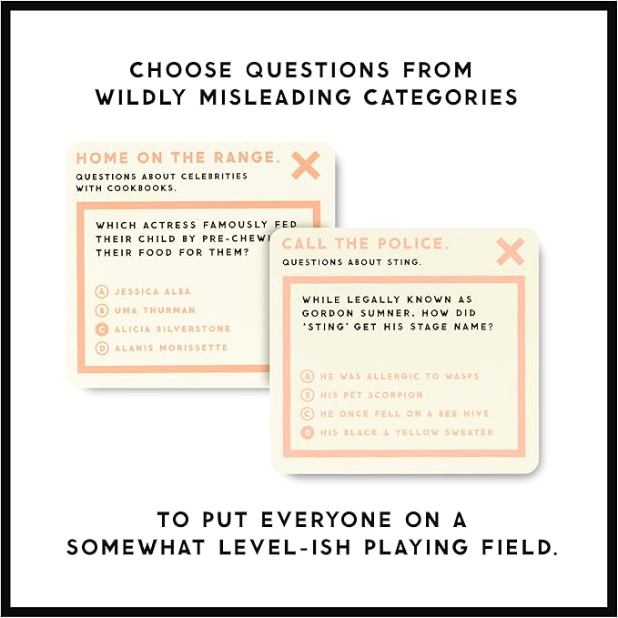 Brass Monkey Irrelevant Celebrity Trivia