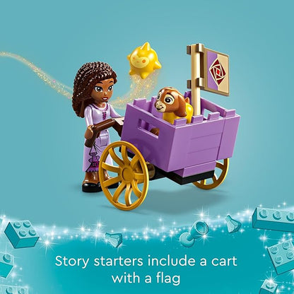 LEGO Disney Wish: Asha in The City of Rosas 43223 Building Toy Set, A Buildable Model from The Disney Movie to Inspire Adventures and Creative Play, A Fun Gift for Kids and Fans Ages 6 and up