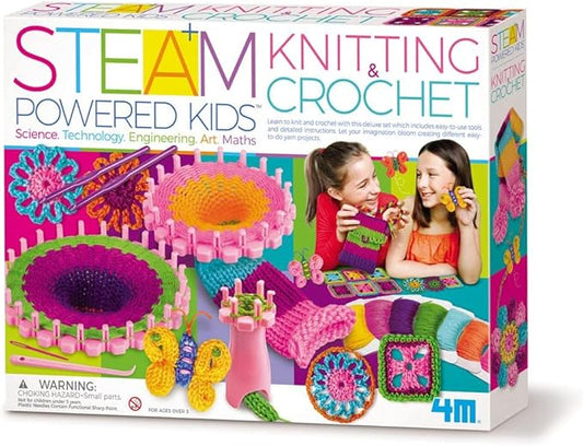 4M STEAM Powered Kids - Knitting & Crochet