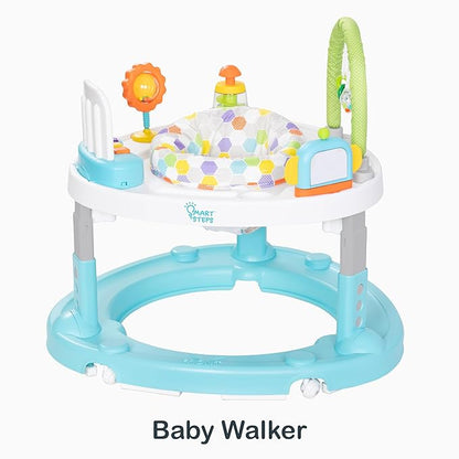 Smart Steps Bounce N’ Dance 4-in-1 Activity Center Walker, Hexagon Dots