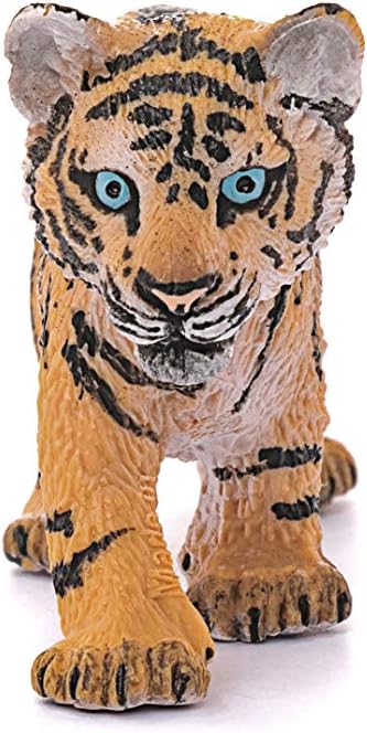 Schleich Wild Life, Animal Figurine, Animal Toys for Boys and Girls 3-8 years old, Tiger Cub, Ages 3+