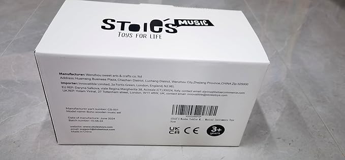 Stoie's Wooden Musical Instruments for Toddlers 1-3 - Montessori Music Toys for 1 Year Old, with Xylophone, Tambourine and More - Aids Educational Development and Creativity -Baby Musical Instruments