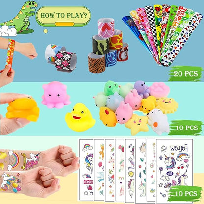 120 Pcs Party Favors Toy for Kids, Treasure Box Carnival Prizes for Classroom School Rewards, Christmas Stocking Stuffers, Goodie Bag Pinata Fillers Bulk Toys for Boys Girls