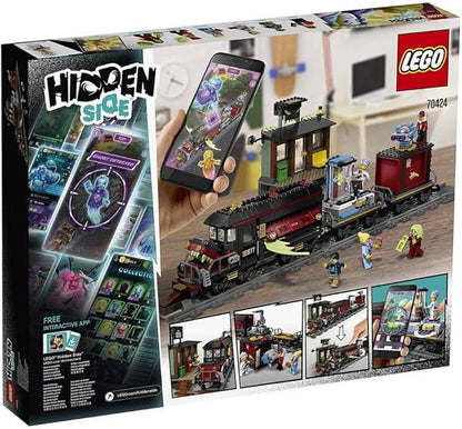 LEGO Hidden Side Ghost Train Express 70424 Building Kit, Train Toy for 8+ Year Old Boys and Girls, Interactive Augmented Reality Playset (698 Pieces)