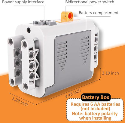 5-in-1 Motor Kit Compatible with Lego Technic, Motor Set with Powerful Motors, Advanced Control Functionality, Ultimate Compatibility