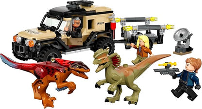 Lego Pyroraptor Dilophosaurus Transport (Jurassic World Edition)