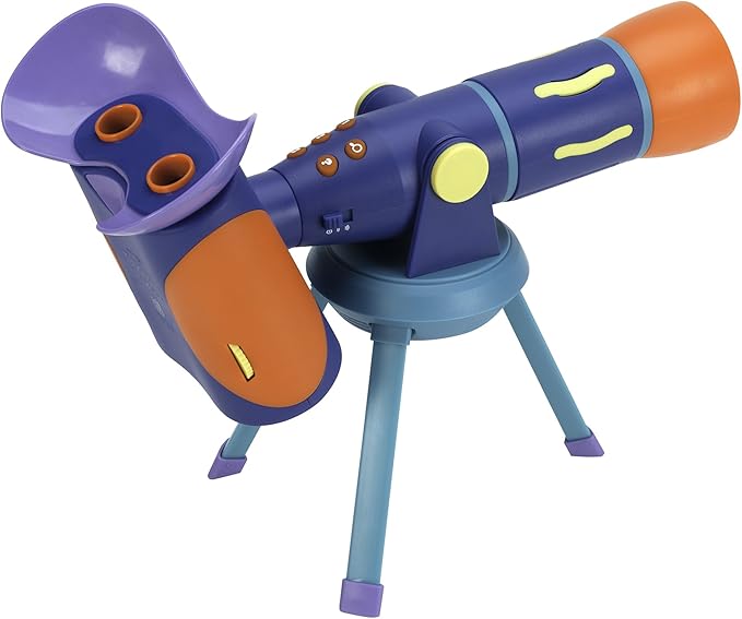 Educational Insights GeoSafari Jr. Talking Telescope (English & Asian Audio Version) - Telescope for Kids, STEM Toys, Interactive Learning for Kids Ages 4+, Space Toys for Kids