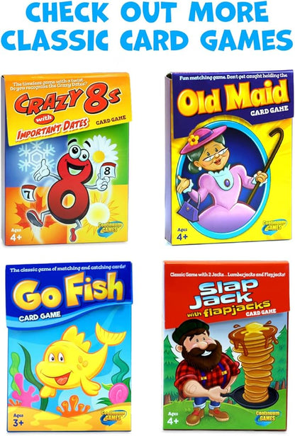 Continuum Games Go Fish Classic Card Game Fun for Children Age 3 and Up