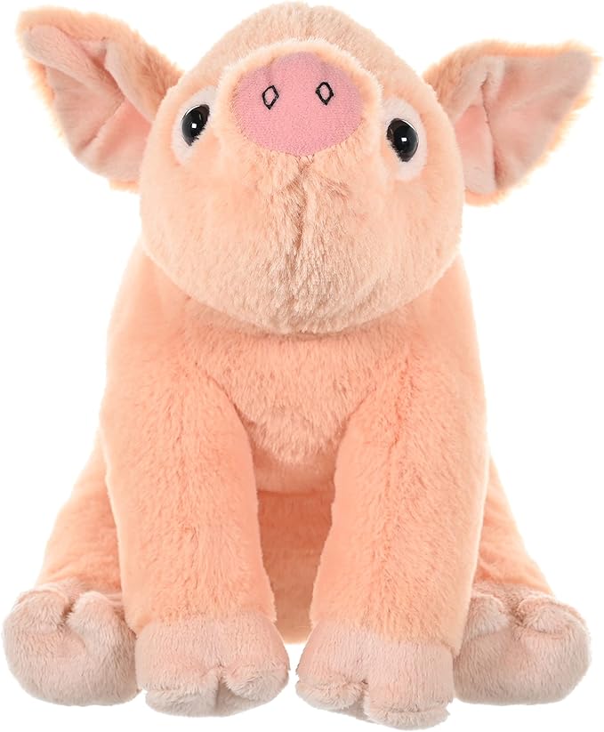 Wild Republic Pig Baby Plush, Stuffed Animal, Plush Toy, Gifts for Kids, Cuddlekins 12 Inches