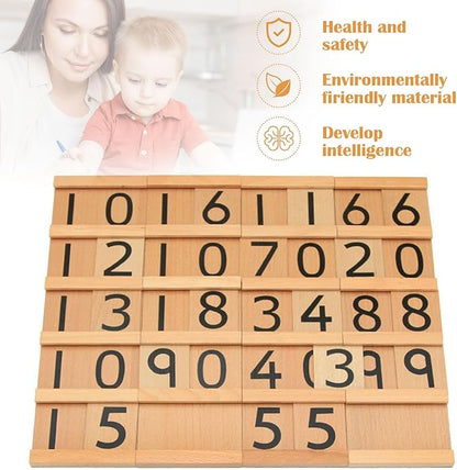 Montessori Math Materials Teens & Tens Boards Preschool Toddler Toys Seguin Boards Home Edition