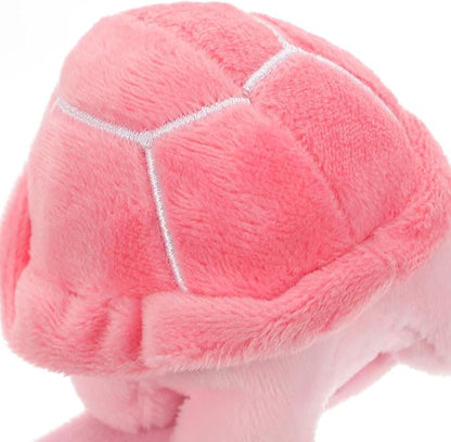 Gadpiparty Animal Slap Bracelets Turtle Snap Bands Stuffed Animals Huggers Plush Hug Slap Wristband Animal Slap for Kids Party Favors Supplies Pink