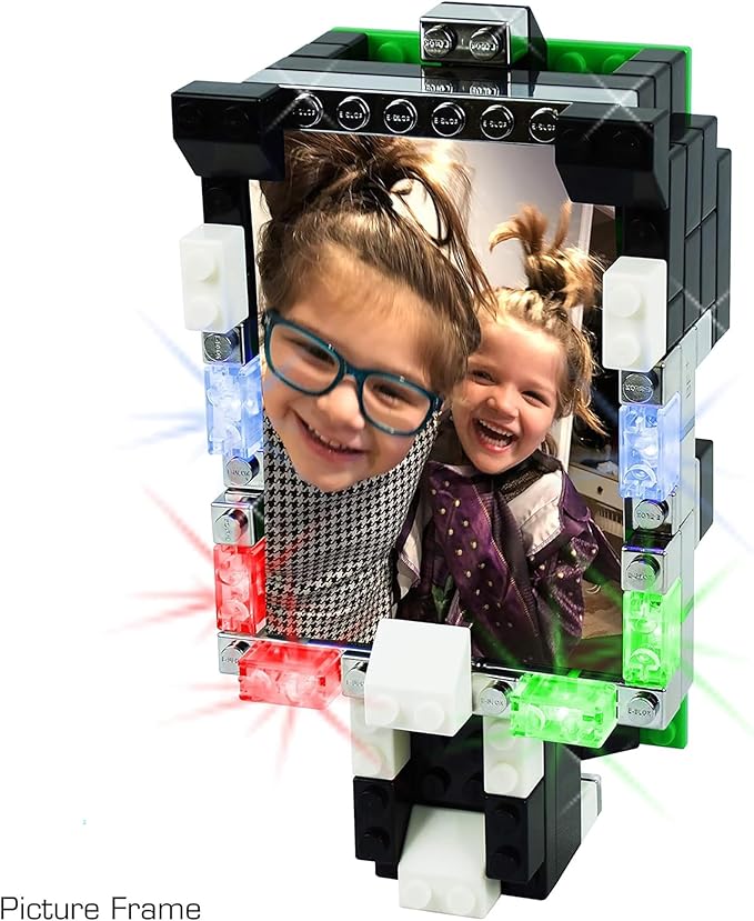 E-Blox Power Blox Builder - Plus Kit 3D LED Light-Up Building Blocks Toys Set for Kids Ages 8+