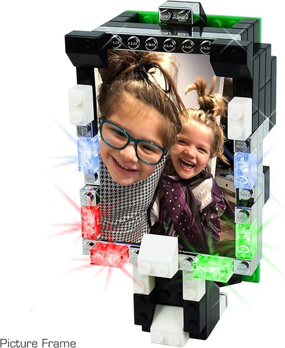 E-Blox Power Blox Builder - Plus Kit 3D LED Light-Up Building Blocks Toys Set for Kids Ages 8+