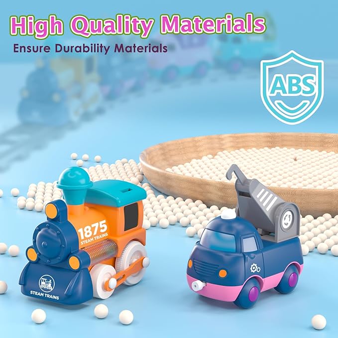 Electric Train Set for Toddler 2-4, Toddler Toys for 2+ Year Old Boy Gifts, Train Toy with Music, Light, Tracks,Toys for 2+ 3 4 5 Year Old Boy Birthday Gifts