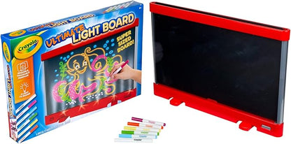 Crayola Ultimate Light Board (Red), Kids Light-Up Tracing Pad, Kids Toys, Gift for Boys & Girls, Drawing Light Box, Ages 6+ [Amazon Exclusive]