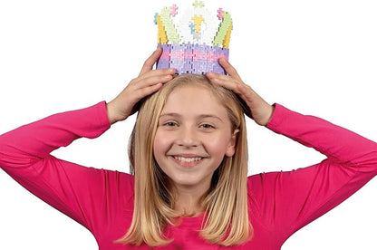 PLUS PLUS - Open Play Set - 300 Piece - Pastel Color Mix, Construction Building Stem Toy, Interlocking Mini Puzzle Blocks for Kids