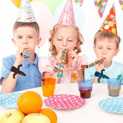 Chivao 10 Pieces Assorted Slap Bracelet Crocodile Snap Bracelet Sequin Animal Slap Bracelets Cool Halloween Snap Bracelets for Easter Halloween Party Favors