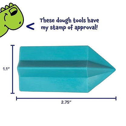 READY 2 LEARN Chunky Dough Tools - Set of 4 Shapes - Playdough Accessories - Easy-Grip Art Supplies - Clay Tools for Kids