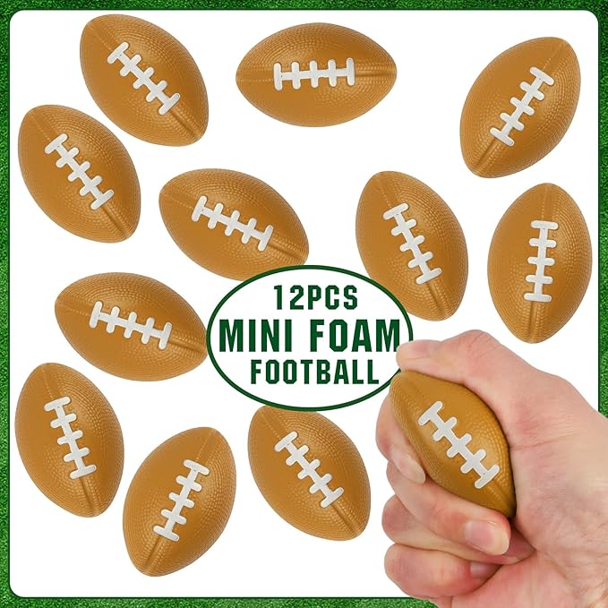 Football Party Favors Football Party Supplies with Football Spinners Mini Football Keychain Sticker Slaps Bracelets Thank You Tags for Football Birthday Decorations Goodie Bag Stuffers Classroom Prize